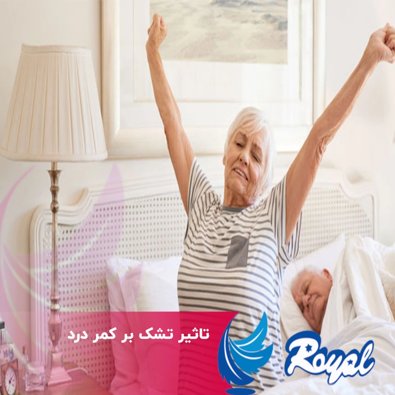 تاثیر تشک بر کمر درد | نمایندگی تشک رویال